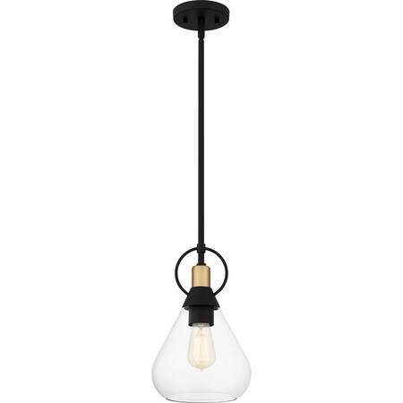 Quoizel Piccolo Pendant Mini Pendant 1 Light Matte Black QPP6187MBK
